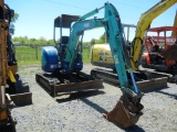 IHI 30NX-2 MINI EXCAVATOR,  OROPS, RUBBER TRACKS, BACKFILL BLADE S# S000304