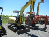 2015 WACKER NEUSON 3503 EXCAVATOR, 7, 786 hrs,  RUBBER TRACKS, CANOPY, DIES