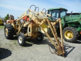 FORD WHEEL TRACTOR,  DIESEL MOTOR, POWER STEERING, FORD FRONT LOADER WITH L