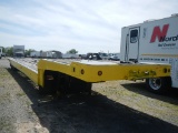 1997 LANDOLL LOWBOY TRAILER,  HYDRAULIC TILT, HYDRAULIC SLIDE TANDEM AXLES,