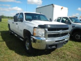 2008 CHEVROLET 2500HD PICKUP TRUCK,  CREW CAB, 4 X 4, DURAMAX DIESEL, ALLIS