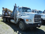 1995 FORD L9000, HY-RAIL MATERIAL HANDLER TRUCK, CUMMINS L10 DIESEL, 8LL TR