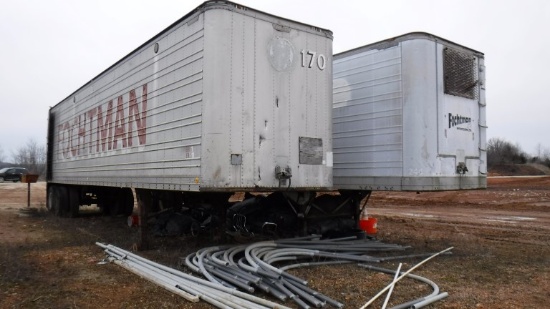 1975 AMERICAN VAN TRAILER,  TANDEM AXLE ON SPRINGS, S# ARKAVTL7X50089917