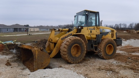 2004 KAWASAKI WA200-5 WHEEL LOADER, 12,715 HRS  CAB, AC, HEAT, ARTICULATED,