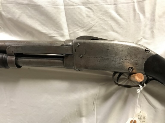 Spencer Bannerman 1896 Patent 12 Gauge Pump Shotgun  -  S#5344    -206