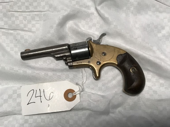 Colt Open Top Pocket Model .22 Revolver – Made c. 1871-1877,  # 47471    -2
