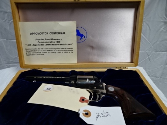 Colt Frontier Scout Revolver  1865 Appomottox Commemorative  Model 1965 .22