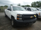 2014 CHEVY SILVERADO PICKUP, 231,300,  V8 GAS, AUTO, CREW CAB, 4X4, PS, AC,