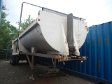 2007 CPS ROCK TST END DUMP TRAILER,  TANDEM AXLE, SPRING SUSPENSION, 11R24.