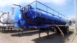 2012 Global Vacuum Systems Steel Vac Trailer,130BBL, Tandem Axle, Spring Ri