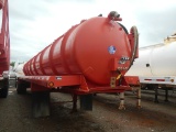 2010 DRAGON 130 BBL VACUUM TRAILER,  TANDEM AXLE, RAYCO SUSPENSION, 11R24.5