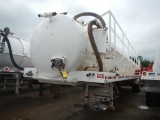 2000 PIONEER 130 BBL VACUUM TRAILER,  TANDEM AXLE, RAYCO SUSPENSION, 11R24.