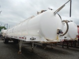 2008 TROXELL 130 BBL VACUUM TRAILER,  TANDEM AXLE, RAYCO SUSPENSION, 11R24.