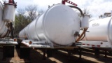 2012 Troxell Aluminum Vac Trailer,6,300 Gallon/150bbl, Challenger Pump, Tan