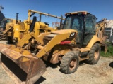 2013 Caterpillar 420F Backhoe, Cab, AC, Heat, 4x4, 5,932 Hours, S#CAT0420FH