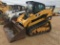CATERPILLAR 289C RUBBER TRACK SKID STEER LOADER, 3420 HRS  CAB, AC, AUXILIA