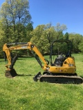 2003 JOHN DEERE 50C MINI EXCAVATOR, 7167 HRS  RUBBER TRACKS, HYD THUMB, HYD