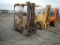 HYSTER 40 FORKLIFT, 7282 hrs,  GAS, 2-STAGE MAST, OPEN ROPS, (NO BRAKES) S#