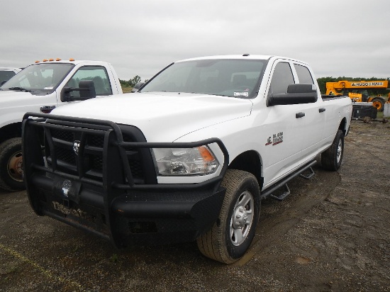 2015 DODGE RAM 3500 HD PICKUP TRUCK, 125K+ MILES  CREW CAB, 4X4, CUMMINS DI