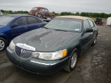 1999 LINCOLN TOWN CAR 4-DOOR CAR,  GAS, AUTOMATIC, PS, AC, S# 5100 (MAY OR