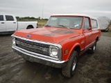 1969 CHEVROLET K5 BLAZER SUV,  4X4, 350-V8 GAS ENGINE, AT, PS,  REMOVABLE T