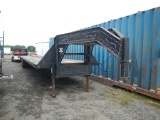 PJ 40' GOOSENECK TRAILER,  TANDEM AXLE DUALS, 25K AXLES, SPRING RIDE, S# 11