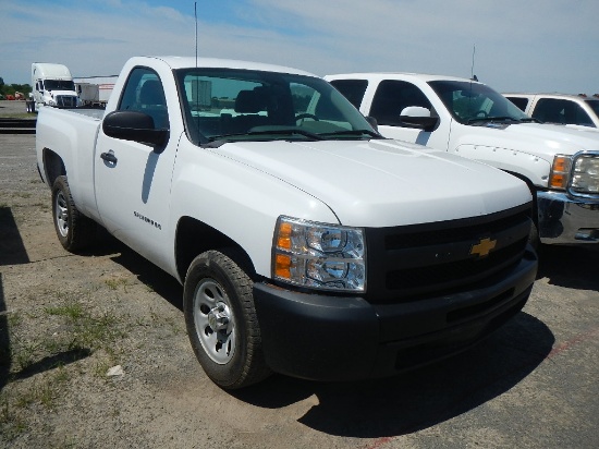 2007 CHEVROLET 1500 PICKUP TRUCK,  V8 GAS, AUTOMATIC, PS, AC, (DOOR CHANGED