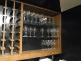 ALL GLASSWARE IN (2) BAR AREAS