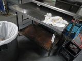STAINLESS STEEL TABLE,  4'