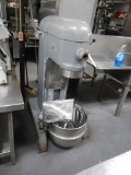 HOBART H-600 STAND MIXER  WITH BOWL, FLAT BEATER, DOUGH HOOK AND WHISK