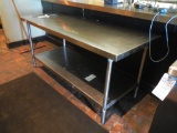 WORK STATION,  6', STAINLESS STEEL