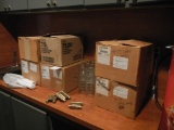 (6) BOXES WITH GLASSES AND LOOSE GLASSWARE