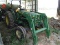 1994 JOHN DEERE 5300 LOADER TRACTOR, 1,705 mi on meter,  CANOPY, 2WD, JD521