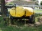 PRO TANK SPRAYER,  YELLOW POLY TANK, PUMP, BOOMLESS, BLACK SINGLE AXLE CARR