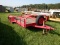 SHOPBUILT UTILITY TRAILER,  TANDEM AXLE, SIDE RAILS S# N/A