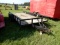 SHOPBUILT UTILITY TRAILER,  TANDEM AXLE, SIDE RAILS S# N/A, NO TITLE