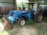 FORD 3230 LOADER TRACTOR, 2,002 hrs on meter,  CANOPY, 2WD, 7209 LOADER WIT