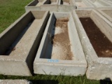 CONCRETE CATTLE FEED TROUGH