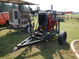 POWER UNIT,  3 CYLINDER DIESEL, TRAILER MOUNTED WITH PTO