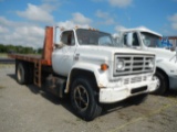 1982 GMC FLATBED PICKUP TRUCK,  V8 GAS, 5-SPEED, 16' STEEL BED, SINGLE AXLE