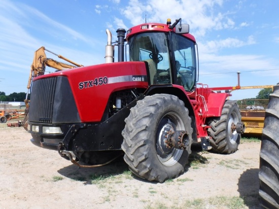 2002 CASE/IH STX 450 WHEEL TRACTOR,  ARTICULATED, CAB, AC, 620/70R42 FRONT