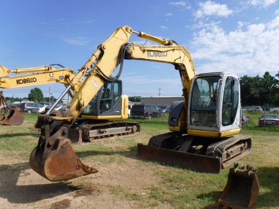 2004 KOBELCO SK70SR-1E HYDRAULIC EXCAVATOR, 6089 HRS  CAB, AC, HYD BLADE, A