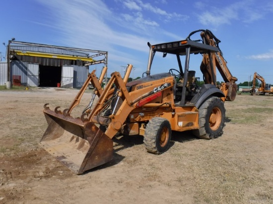 2005 CASE 580 SUPER M LOADER BACKHOE, 7710 HRS  SERIES 2, ROPS, 4X4, EXTEND