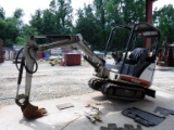 2006 BOBCAT 323 MINI EXCAVATOR, 1181 HRS  RUBBER TRACKS, HYDRAULIC BACKFILL