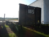 1984 FONTAINE FLATBED TRAILER,  48', SLIDING TANDEMS, BULKHEAD, SPRING RIDE