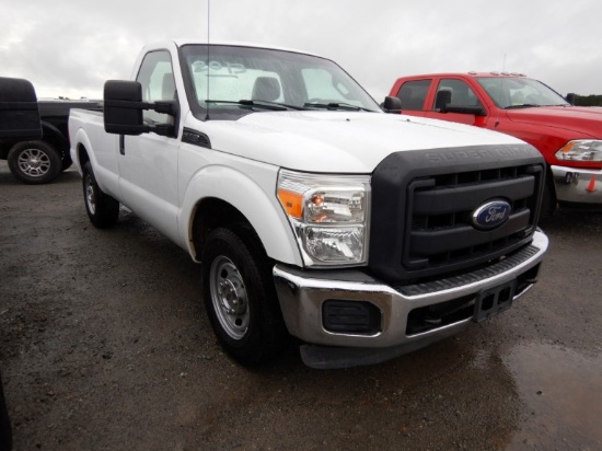 2013 FORD F250 PICKUP TRUCK, 232,251 mi,  V8 GAS, AUTOMATIC, PS, AC S# 1FDB