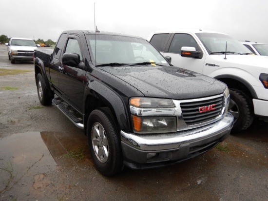 2010 GMC PICKUP TRUCK,  EXTENDED GAS, V6 GAS, AUTOMATIC, PS, AC, S# 7488