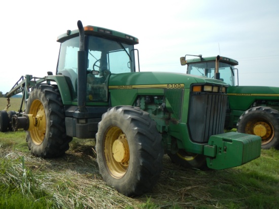 (Available for pickup after 08/19/2019) JOHN DEERE 8300 WHEEL TRACTOR,  MFW