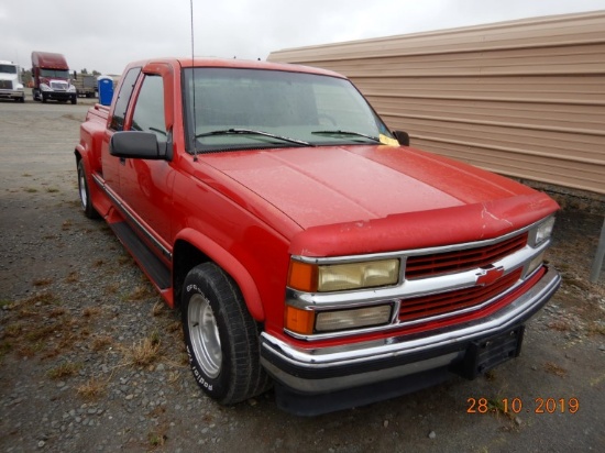 1997 CHEVROLET 1500 TRUCK, 178,000+ mi,  EXTENDED CAB, 350 V8 GAS, AUTOMATI