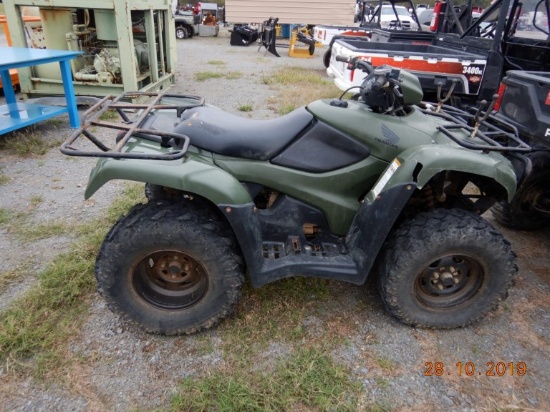 2013 HONDA FOREMAN, ATV, 6,306+ mi,  4 X 4 S# 03329